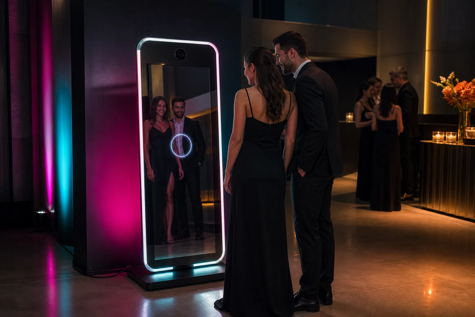 Mirror Photo Booth deneyimi için konsept görsel